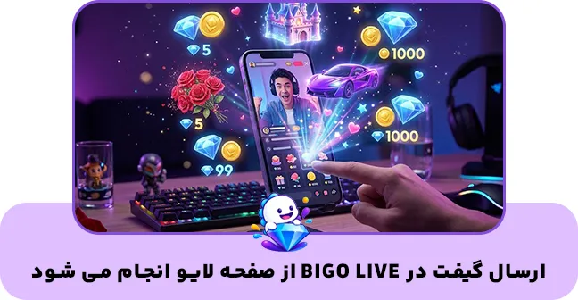 چگونه گیفت ارسال کنیم؟